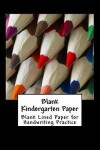 Book cover for Blank Kindergarten Paper