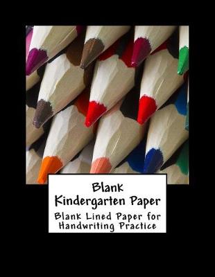 Cover of Blank Kindergarten Paper