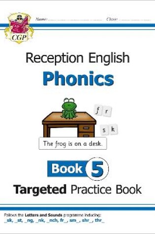 Cover of Reception English Phonics Targeted Practice Book - Book 5