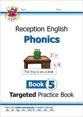 Book cover for Reception English Phonics Targeted Practice Book - Book 5