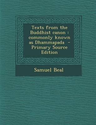 Book cover for Texts from the Buddhist Canon