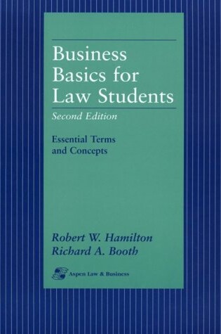 Cover of Business Basics for Law Students