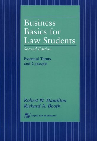 Book cover for Business Basics for Law Students