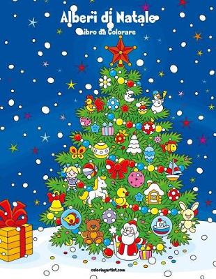 Book cover for Alberi di Natale Libro da Colorare 1