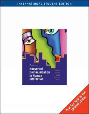 Book cover for Nonverbal Communication in Human Interaction, International Edition