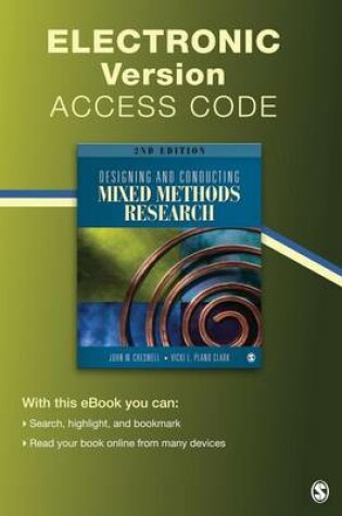 Cover of Designing and Conducting Mixed Methods Research Electronic Version