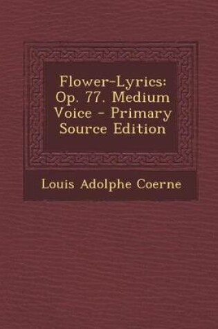 Cover of Flower-Lyrics