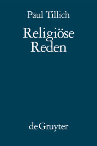 Cover of Religioese Reden