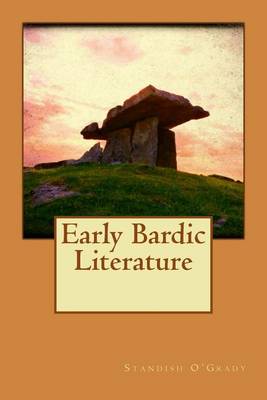 Book cover for Early Bardic Literature