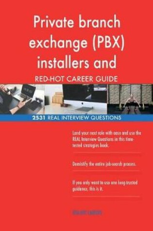 Cover of Private branch exchange (PBX) installers and repairer RED-HOT Career; 2531 REAL