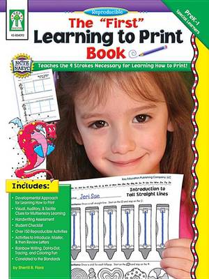 Book cover for "First" Learning to Print Book, Grades Pk - K