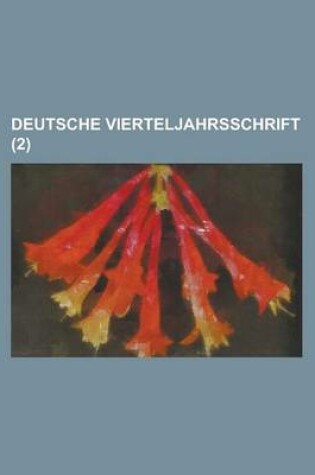 Cover of Deutsche Vierteljahrsschrift (2)