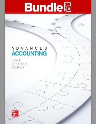 Book cover for Gen Combo Advanced Accounting; Connect Access Card