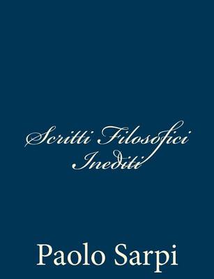 Book cover for Scritti Filosofici Inediti