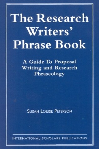 Cover of The Research Writer's Phrase Book