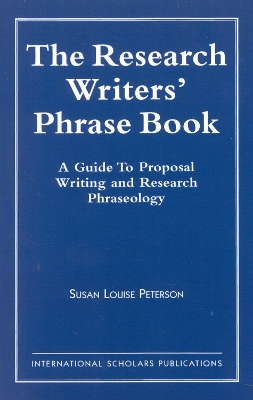 Book cover for The Research Writer's Phrase Book