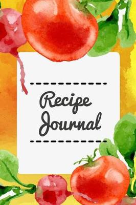 Book cover for Recipe Journal