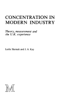 Book cover for Concentration in Modern Industry