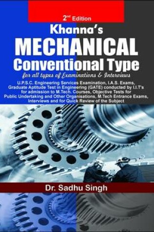 Cover of Khanna's Mechanical Conventional Type