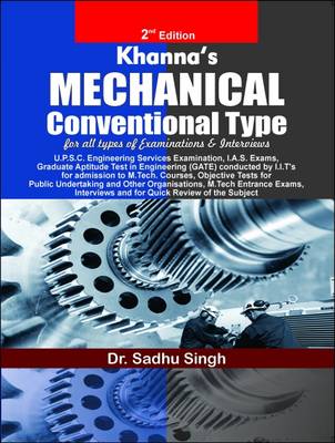 Book cover for Khanna's Mechanical Conventional Type