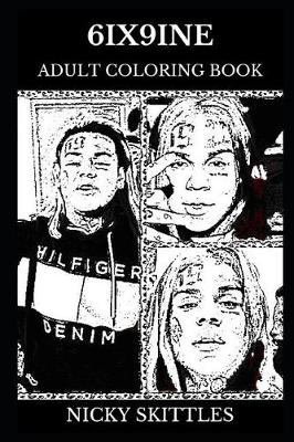 Cover of 6ix9ine Adult Coloring Book