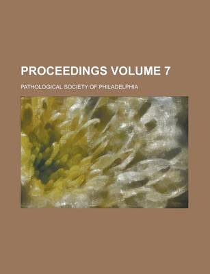 Book cover for Proceedings Volume 7