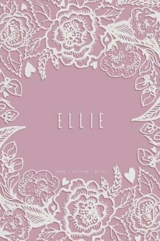 Cover of Ellie. Dusty Pink Dot Grid Journal