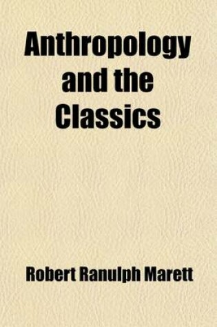 Cover of Anthropology and the Classics