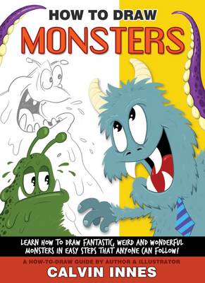 Book cover for How to Draw Monsters with Calvin Innes