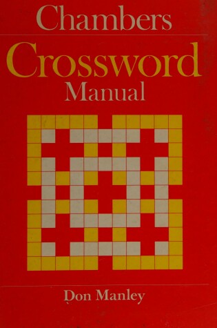 Cover of Chambers Crossword Manual