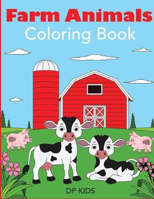 Cover of Farm Animals Coloring Book