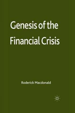 Cover of Genesis of the Financial Crisis