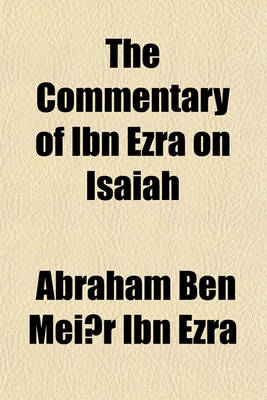 Book cover for The Commentary of Ibn Ezra on Isaiah