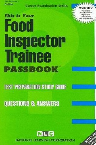 Cover of Food Inspector Trainee