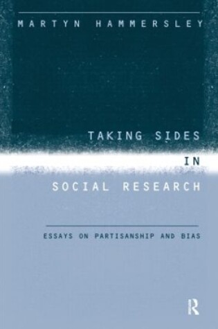 Cover of Taking Sides in Social Research