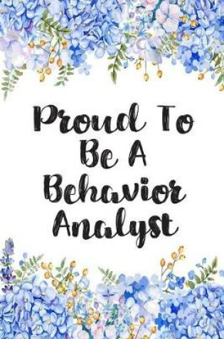 Cover of Proud To Be A Behavior Analyst