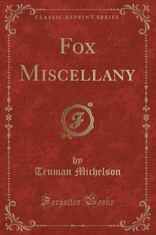 Cover of Fox Miscellany (Classic Reprint)