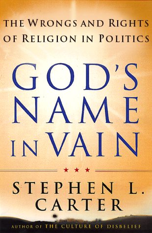 Book cover for God's Name in Vain
