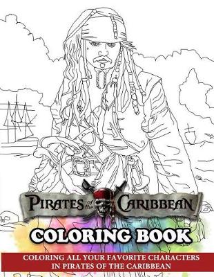 Book cover for Pirates of the Caribbean Coloring Book