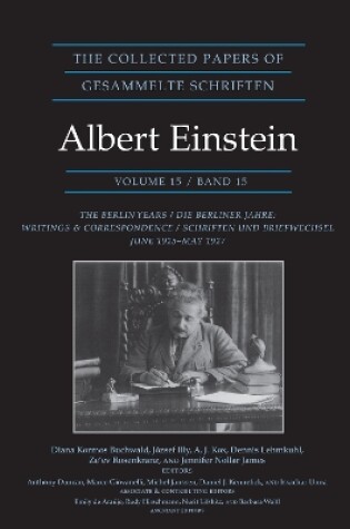 Cover of The Collected Papers of Albert Einstein, Volume 15