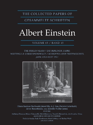 Book cover for The Collected Papers of Albert Einstein, Volume 15