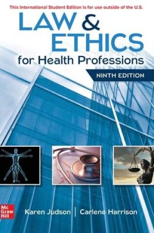 Cover of ISE Law & Ethics for Health Professions
