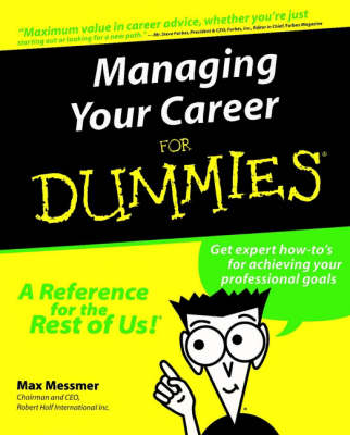 Book cover for Managing Your Career For Dummies