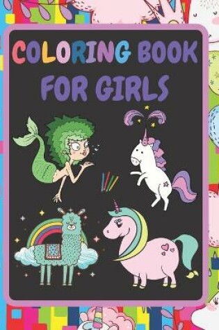 Cover of Coloring Book For Girls