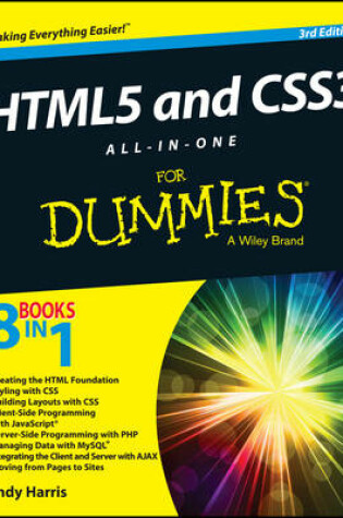 Cover of HTML5 and CSS3 All-in-One For Dummies