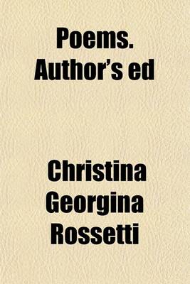 Book cover for Poems. Author's Ed