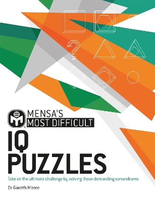 Book cover for Mensa's Most Difficult IQ Puzzles