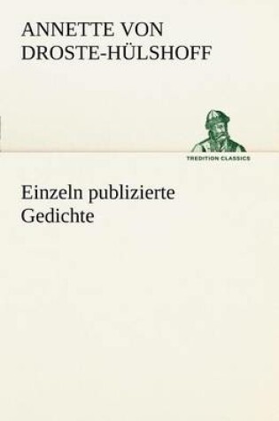 Cover of Einzeln Publizierte Gedichte