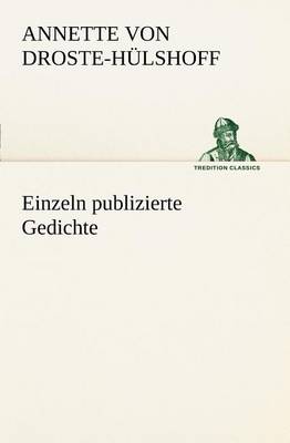 Book cover for Einzeln Publizierte Gedichte