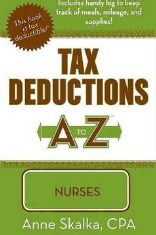 Cover of Tax Deductions A to Z for Nurses